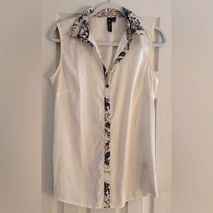 Influence button-down Tank Top